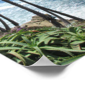 Good Vibes Ocean Palm Trees Sand Wall Poster (Hoek)