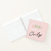 Good Vibes only 70's Hippie Slogan Notitieboek (Binnen)