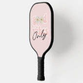 Good Vibes only 70's Hippie Slogan Pickleball Paddle (Links)
