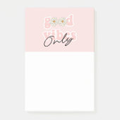 Good Vibes only 70's Hippie Slogan Post-it® Notes (Voorkant)