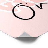 Good Vibes only 70's Hippie Slogan Poster (Hoek)