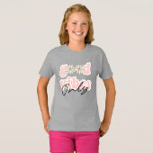 Good Vibes only 70's Hippie Slogan T-shirt (Voorkant volledig)