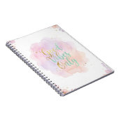 Good Vibes Only Aesthetic Pastel Notebook | Notitieboek (Rechterzijde)