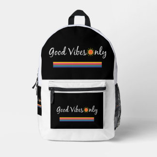 Good Vibes Only Backpack Bedrukte Rugzak