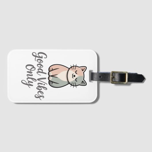 Good Vibes Only Bagagelabel (Voorkant (horizontaal))