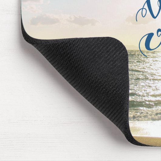 "Good Vibes Only" citeert Typografie Zee Sun Muismat (Hoek)