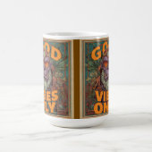 Good Vibes Only Coffee Mug – Bold Gorilla Design Koffiemok (Center)
