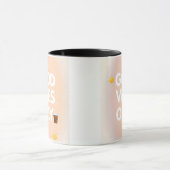Good Vibes Only Coffee Mug | Positive Cozy Gift Mok (Midden)