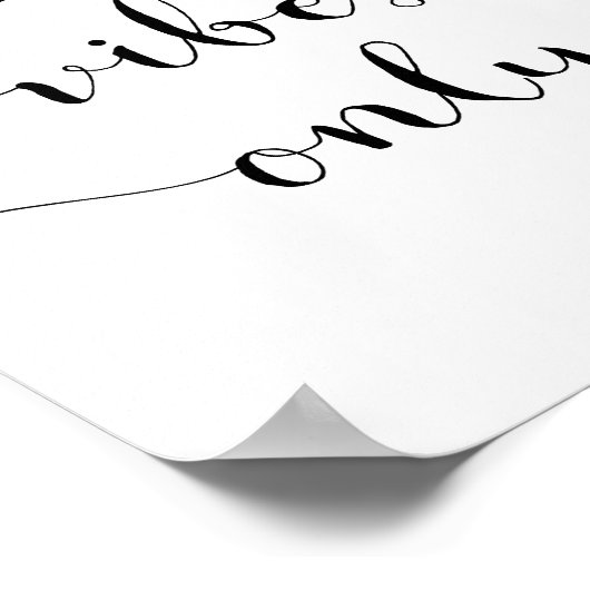 Good Vibes only Daily Inspirerend Quote Poster (Hoek)