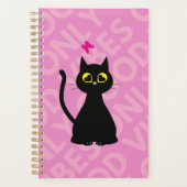 GOOD VIBES ONLY! - Funny Cat Planner (Voorkant)