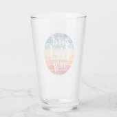 Good Vibes Only Glas (Achterkant)