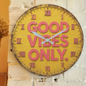 Good Vibes Only Grote Klok