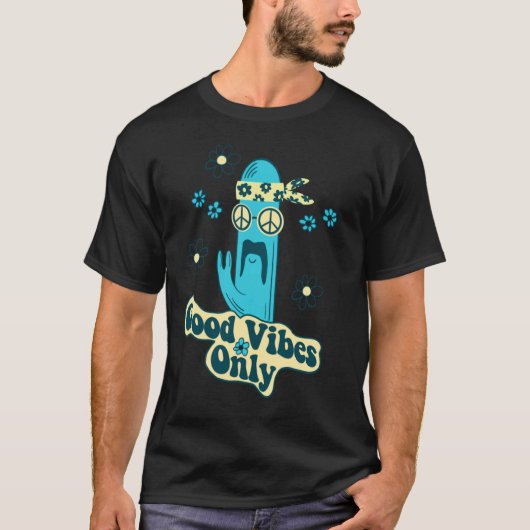 Good vibes only hippie vibrator  Classic T-Shirt (Voorkant)