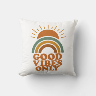 Good Vibes Only Kussen – Positieve quote Home Deco