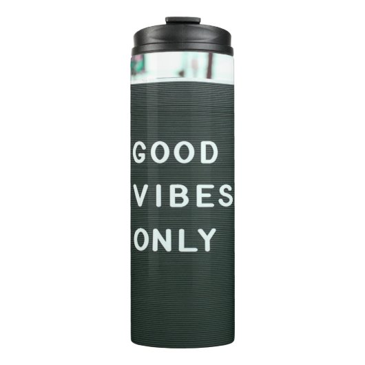 Good Vibes Only Letter Board positief Thermosbeker (Voorkant)