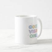 Good Vibes Only Mok – Schattige pastel zonneschijn (Voorkant rechts)