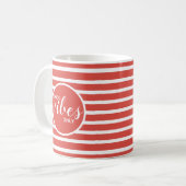 Good Vibes only Motivatie Quote Red Koffiemok (Voorkant links)