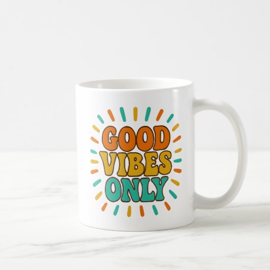 Good Vibes Only -  Mug Koffiemok (Rechts)