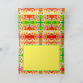 Good Vibes Only Peace Sign en Daisies Hippie Kaart (Binnen)