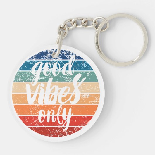 Good Vibes Only Sleutelhanger (Achterkant)