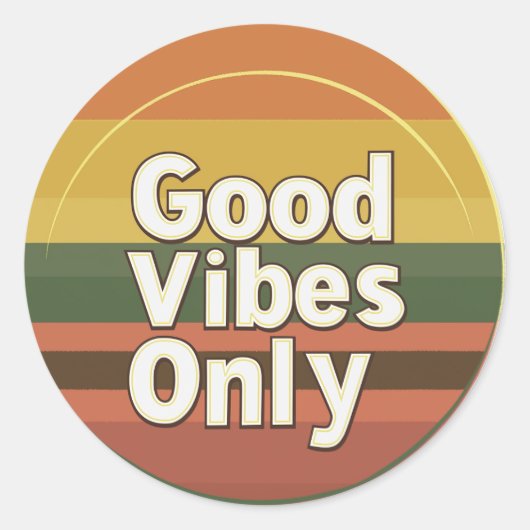 Good Vibes Only Sticker (Voorkant)
