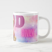Good Vibes Only Teddy Bear Jumbo Mug Grote Koffiekop (Rechts)