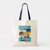 Good Vibes only Tropical Beach Modern Summer Tote Bag (Achterkant)