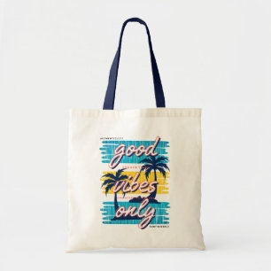 Good Vibes only Tropical Beach Modern Summer Tote Bag