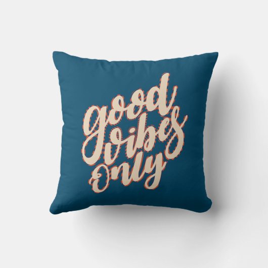 Good Vibes Only Valentijnsdag | Sierkussens Kussen (Achterkant)