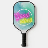 Good Vibes Pickleball Paddle (Achterkant)