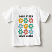Good Vibes Retro Colorful Daisy Flowers (Voorkant)