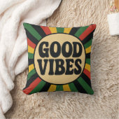 Good Vibes Retro Reggae Pillow Kussen (Deken)