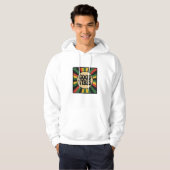 Good Vibes Retro Reggae Sweatshirt (Voorkant volledig)