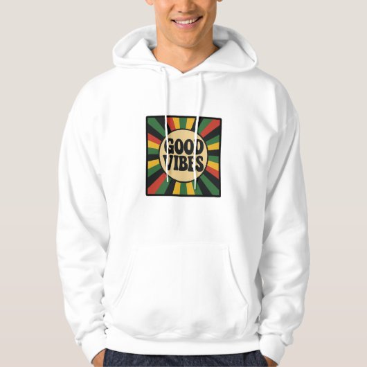 Good Vibes Retro Reggae Sweatshirt (Voorkant)