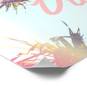 Good Vibes - Retro Tropical Tree | POSTER (Hoek)