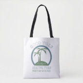 Good Vibes Ride the Tides Costa Rica Tote Bag (Voorkant)