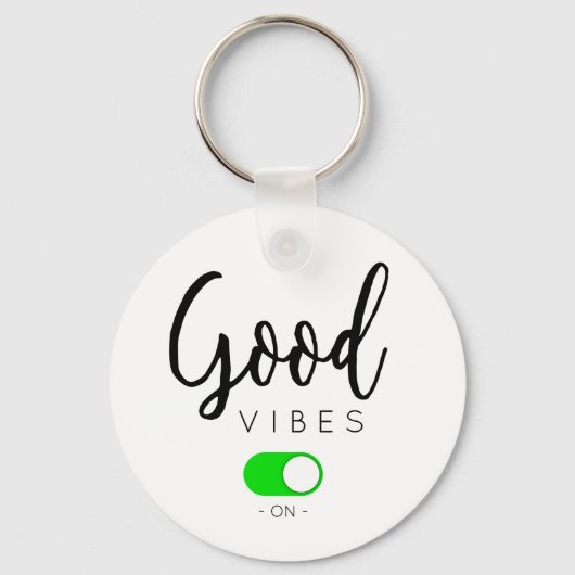 Good vibes sleutelhanger (Voorkant)