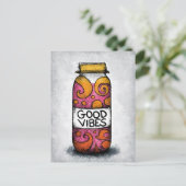 Good Vibes Spice Jar Briefkaart (Staand voorkant)