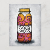 Good Vibes Spice Jar Briefkaart (Voorkant)