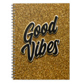 Good Vibes Spiral Notebook Notitieboek (Voorkant)