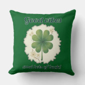 Good Vibes St Patrick’s Day Shirt – almofada Kussen (Voorkant)