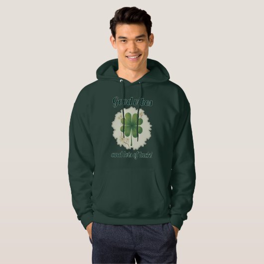 Good Vibes St Patrick’s Day Shirt – Moletons (Voorkant volledig)