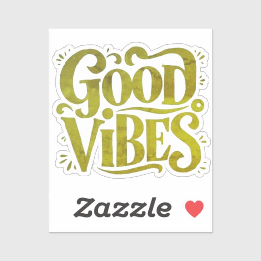 Good Vibes Sticker (Vel)