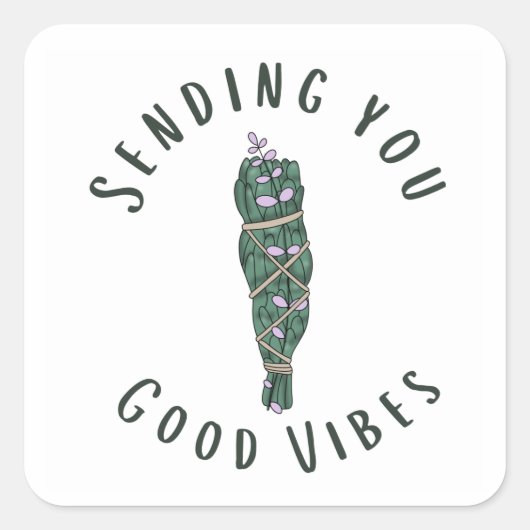 Good Vibes Sticker verzenden (Voorkant)