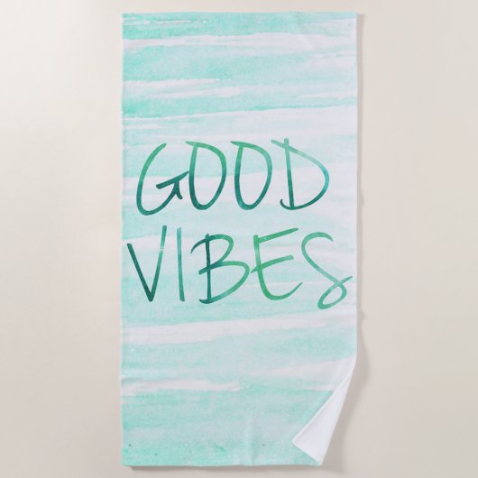 Good Vibes Strandlaken (Voorkant)