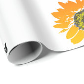 Good Vibes Sunflower Cadeaupapier (Rol Hoek)