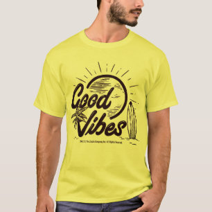 *Good Vibes* T-shirt voor grafische kunst