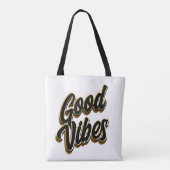 Good Vibes Tote Bag (Achterkant)