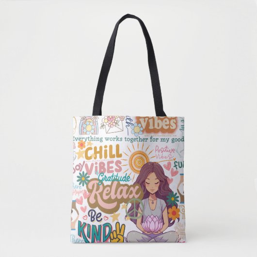 Good Vibes Tote Bag (Voorkant)