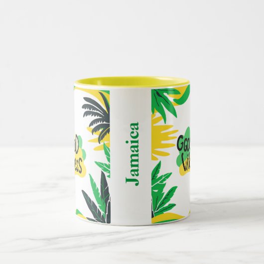 Good Vibes Tweekleurige Koffiemok (Center)